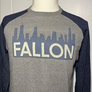 -Jimmy Fallon Race Thru New York Crewneck Sweatshirt NY Skyline Men's Size Small